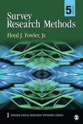 Survey Research Methods 5th Edition by Floyd J. Fowler (English) Paperback Book
