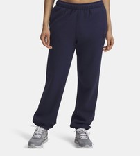 Image of Under Armour Icon Vida Fleece Women’s Black Joggers Size Small New