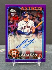 2024 Topps Chrome Joey Loperfido Rookie RC Auto Purple /250 Houston Astros