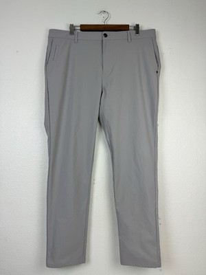 Vuori 38x30 Light Gray V427 Cascade Tech Chino Athletic Slim Fit Mens Pants