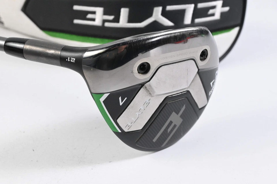 Left Hand Callaway Elyte #7 Wood / 21 Degree / Stiff Flex Denali Blue 60 Shaft - Image 2 of 4