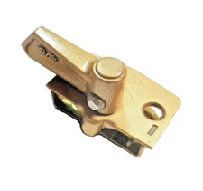 Pella Double Hung Window Push Button Lock Only - Old Vintage Style - Copperite