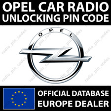 Opel Radio Pin Code Touch Connect Antara Corsa Insignia Meriva Vivaro Zafira