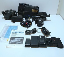 Vtg Camcorder Lot Sony, RCA, LX1  Accessories PARTS ONLY