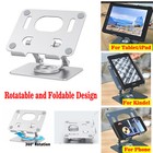 Room Swivel Tablet Stand Metal Foldable Phone Holder Mount For iPad/Kindle/Phone