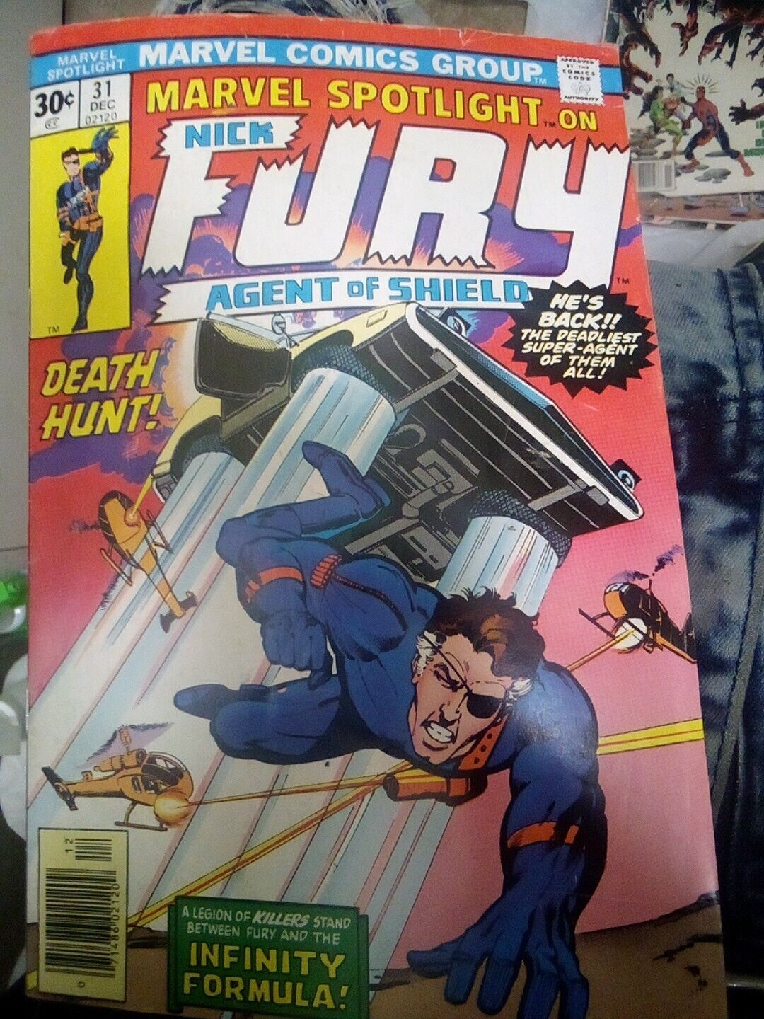 Marvel Spotlight #31 (Dec 1976, Marvel), FN (6.0), Nick Fury, Agent of SHIELD