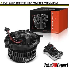 New HVAC Blower Motor & Resistor Kit for BMW E65 745i 750i 760i E66 745Li Front