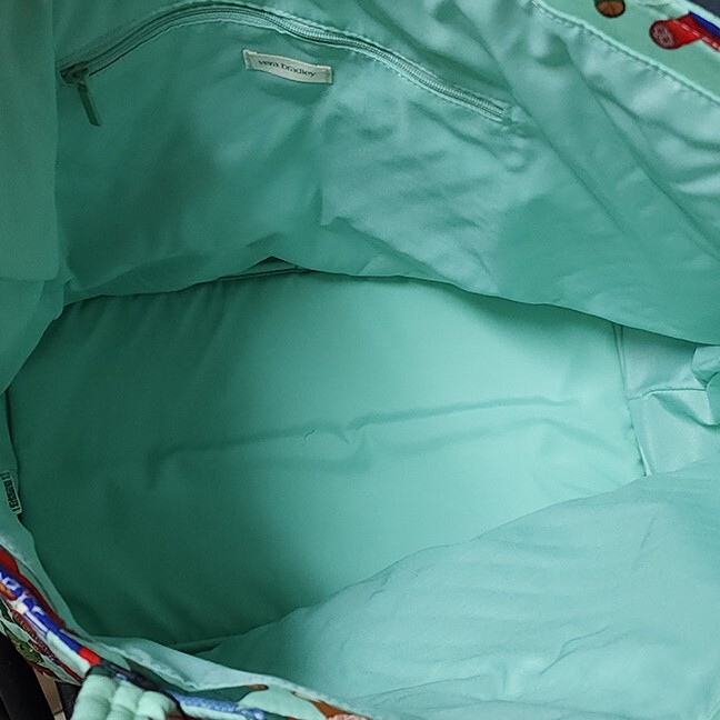 NWT Vera Bradley Essential Grand Tote Toasty Teddies PLUS cosmetic case thumbnail 5