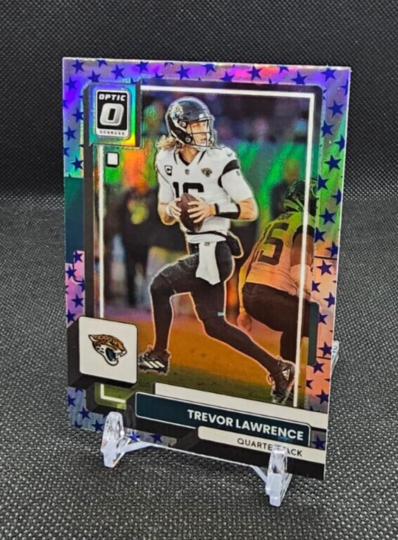 2022 Panini Donruss Optic TREVOR LAWRENCE #88 Blue Stars Holo Prizm SP