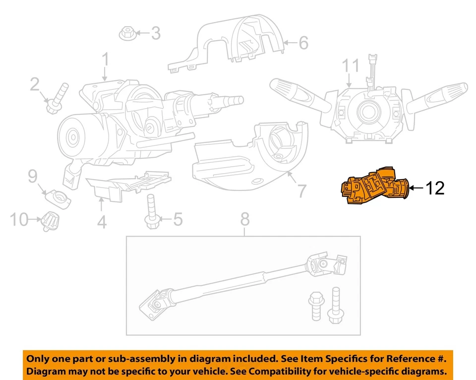 Interruptor de encendido usado se adapta a: Fiat 500 2015 2 puertas AT grado A Foto 3 de 4