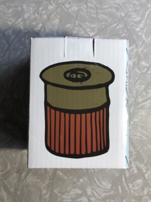 CONTAINED ART SHOTGUN SHELL HUNTING SPORTS AIRTIGHT PORCELAIN STORAGE JAR 100mL