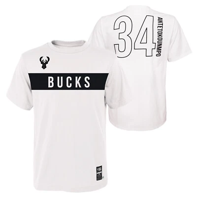 NBA T-Shirt Milwaukee Bucks Giannis Antetokounmpo 34 Skill Drill  Tee Shirt - Bild 1 von 4