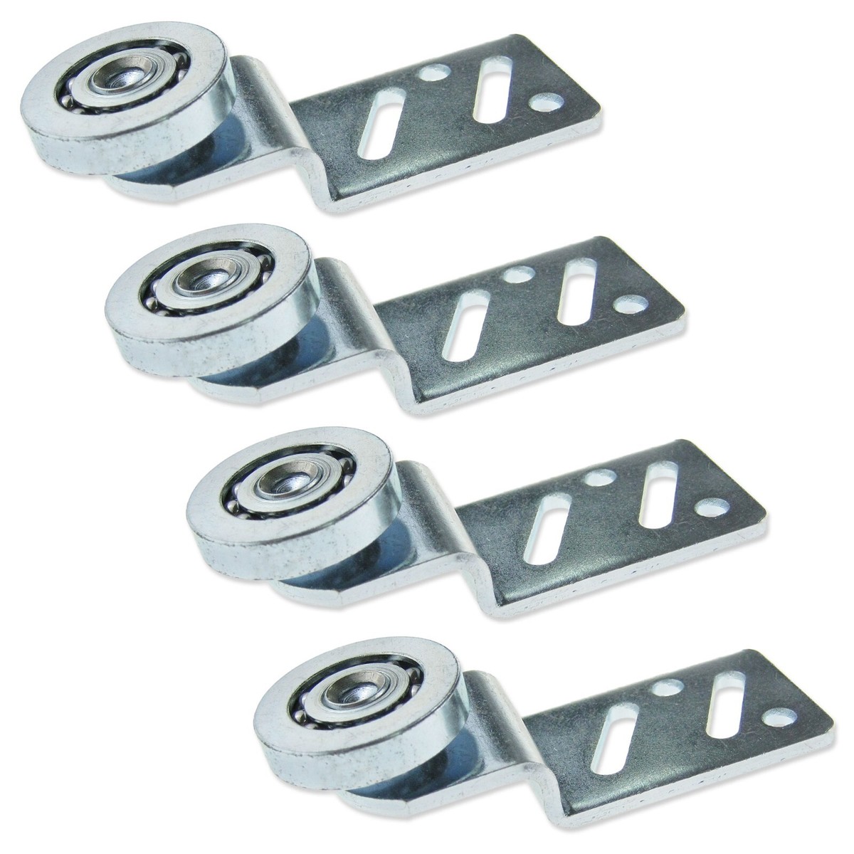 4 X HOT CUPBOARD FRONT ANGLED SLIDING DOOR RUNNER BEARING HANGER WHEEL