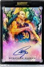 2024 Steph Curry Tyson Beck GREATNESS Rainbow Foil Auto /15 On-Card Signed GSW