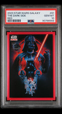 2023 Topps Star Wars Galaxy #81 The Dark Side 1/5 Red Darth Vader PSA 10! OBO!!!