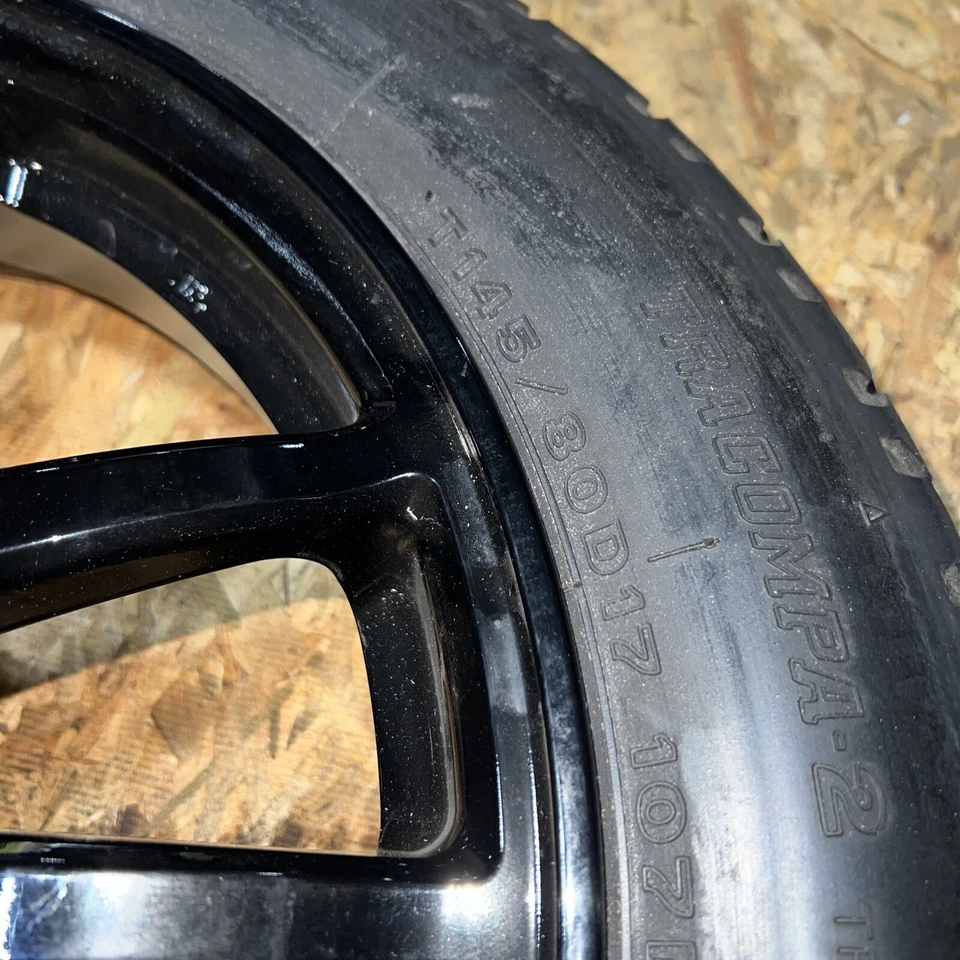 07-15 INFINITI G25 G35 G37 Q40 SEDAN SPARE WHEEL TIRE BRIDGESTONE 17" T0784 - Imagem 3 de 4