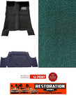 <!--F#f_0-->HOLDEN EJ EH auto trans SEDAN MOULDED GREEN PLUSH FRONT REAR & BOOT CARPET<!--F/-->