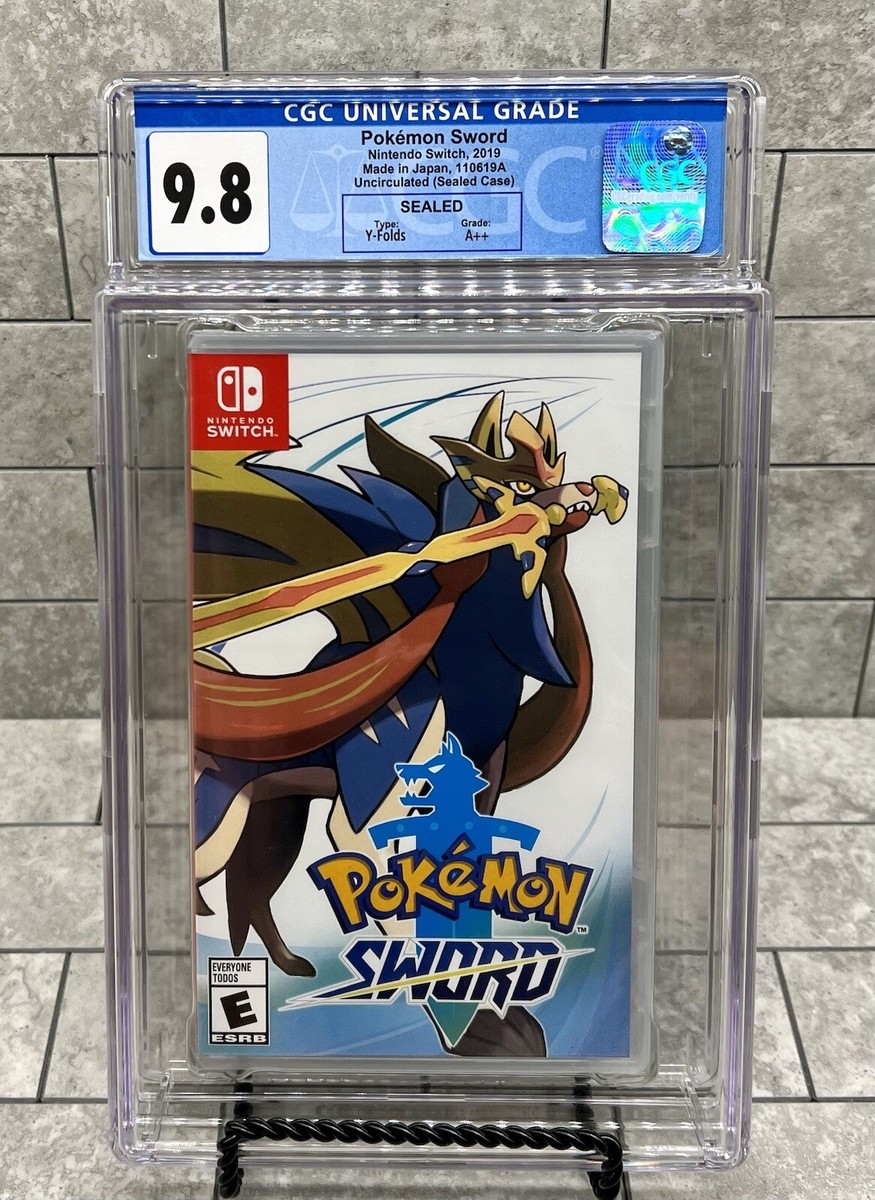 Pokémon Sword CGC U9.8 A++ Nintendo Switch Sealed Graded Game