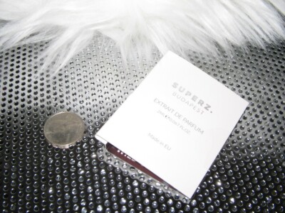 Superz WILD CHERRY sample Extrait de parfum2ml NEW w/car Sexy & Sultry!