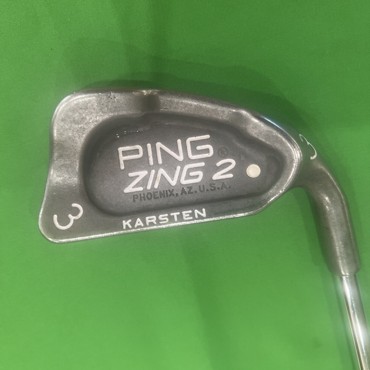 Ping Zing 2 White Dot 3 Iron RH Steel JZ Shaft 40