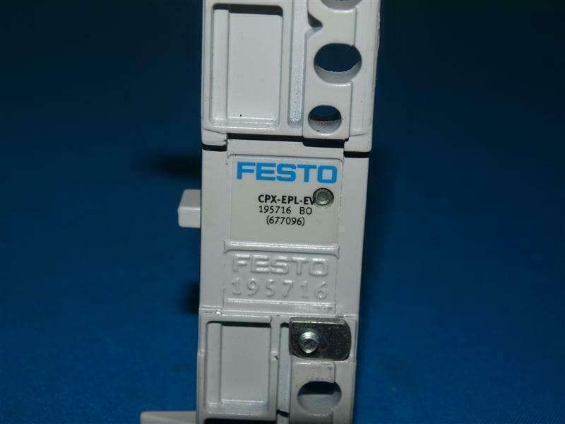 Festo CPX 197330 CPX-EPL-EV Valve Terminal | eBay