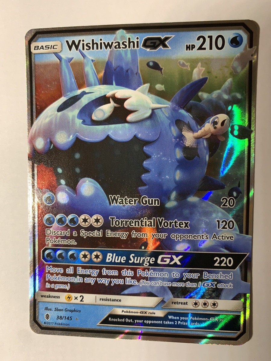 WISHIWASHI GX - 38/145 - Guardians Rising - HOLO - ULTRA RARE