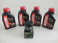 Motul 7100 10W40 ÖLwechsel Kit + ÖLfilter FüR Kawasaki Z750 2004 2005 2006