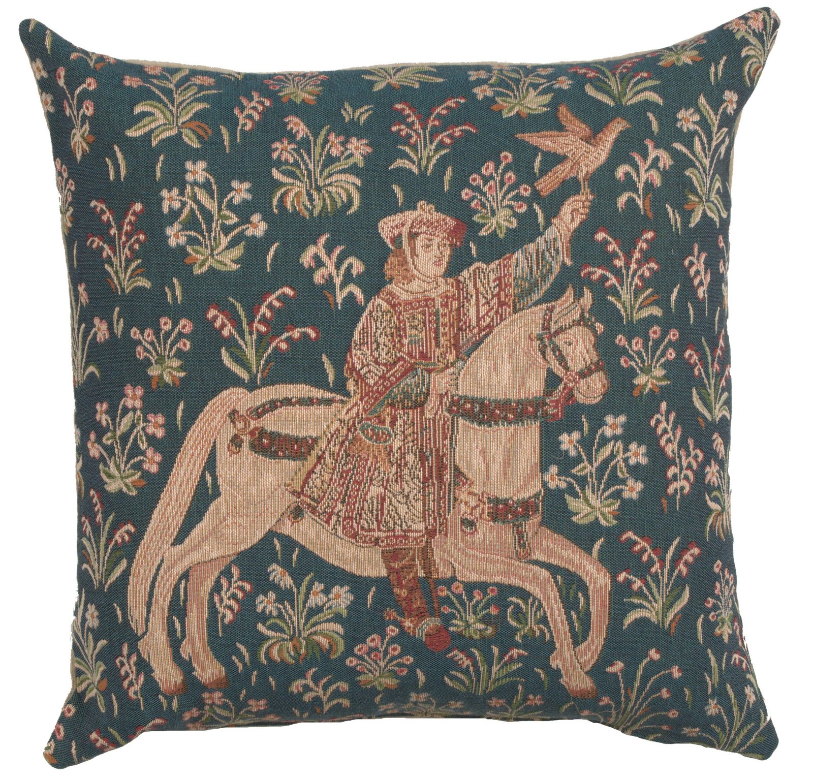 The Rider 1 French Woven Tapestry Cushion Pillow Cover Fine Art Home Decor