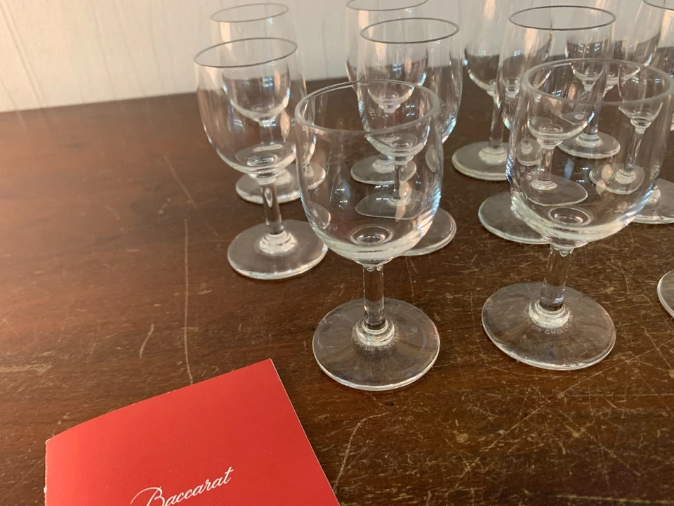 9 Bicchieri Liquore Modello Perfection IN Cristallo Di Baccarat ( Costo Un - Immagine 4 di 4