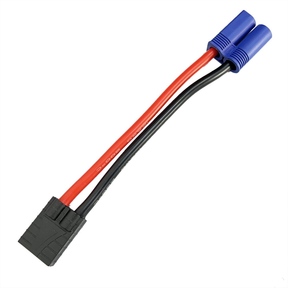 Connecteur Femme TRX Vers EC5/IC5 12AWG - Pour ESC LiPo, Modélisme RC - Neuf