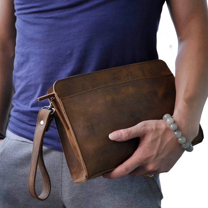 Lover cream Jane Austen Mens Real Leather Briefcase Wrist Clutch Handbag Sling Messenger Bag Organizer | eBay Lover cream Jane Austen Mens Real Leather Briefcase Wrist Clutch Handbag Sling Messenger Bag Organizer | eBay
