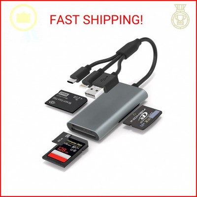 Memory Stick Pro Duo Adapter - 4 in 1 SD/TF/MS/XD Card Reader for iPhone 16/15/1