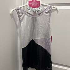 Justice Girls' Dance/Gymnastics Colour Block Leotard- Size 16-18 Brand New