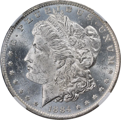 1884-O/O Morgan Silver Dollar NGC MS62 VAM 6 Great Eye Appeal Nice Strike