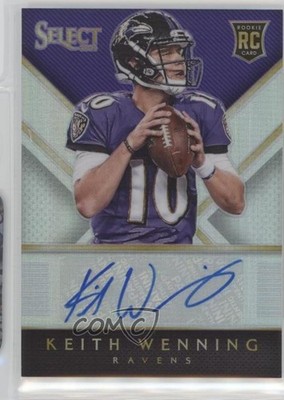 2014 Panini Select Rookie Silver Prizm 50/99 Keith Wenning #RA-KW Auto RC 4g6