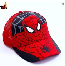 Summer Spring Disney Spiderman Anime Kids Brand Hat Boy Girl Travel Caps Spider