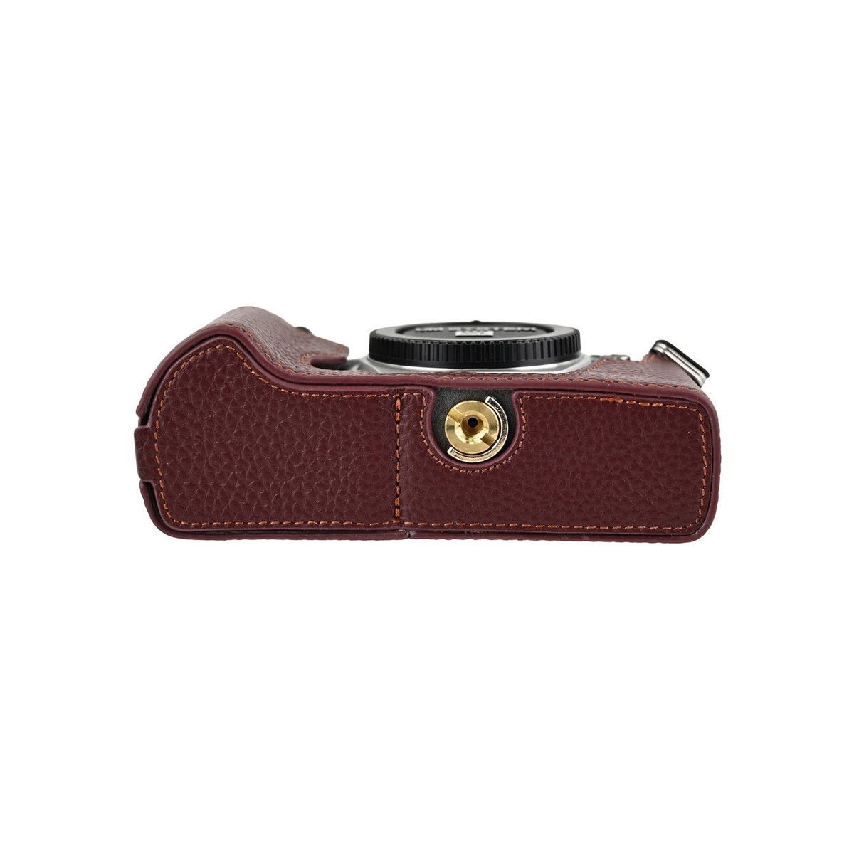 Genuine Real Leather Half case for OM System OM-5 Mark II OM52