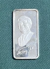 One Troy Ounce Fine  Silver Bar 999 United State 39th President JC serial 4371