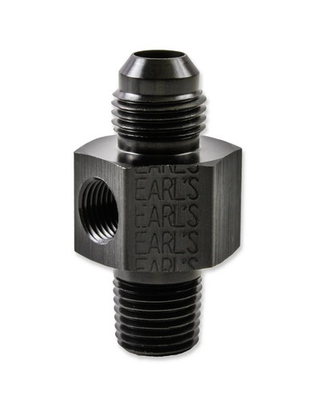 #ad #ad Earl#x27;s AT100194 Ano Tuff Pressure Gauge Adapter Fitting $25.84