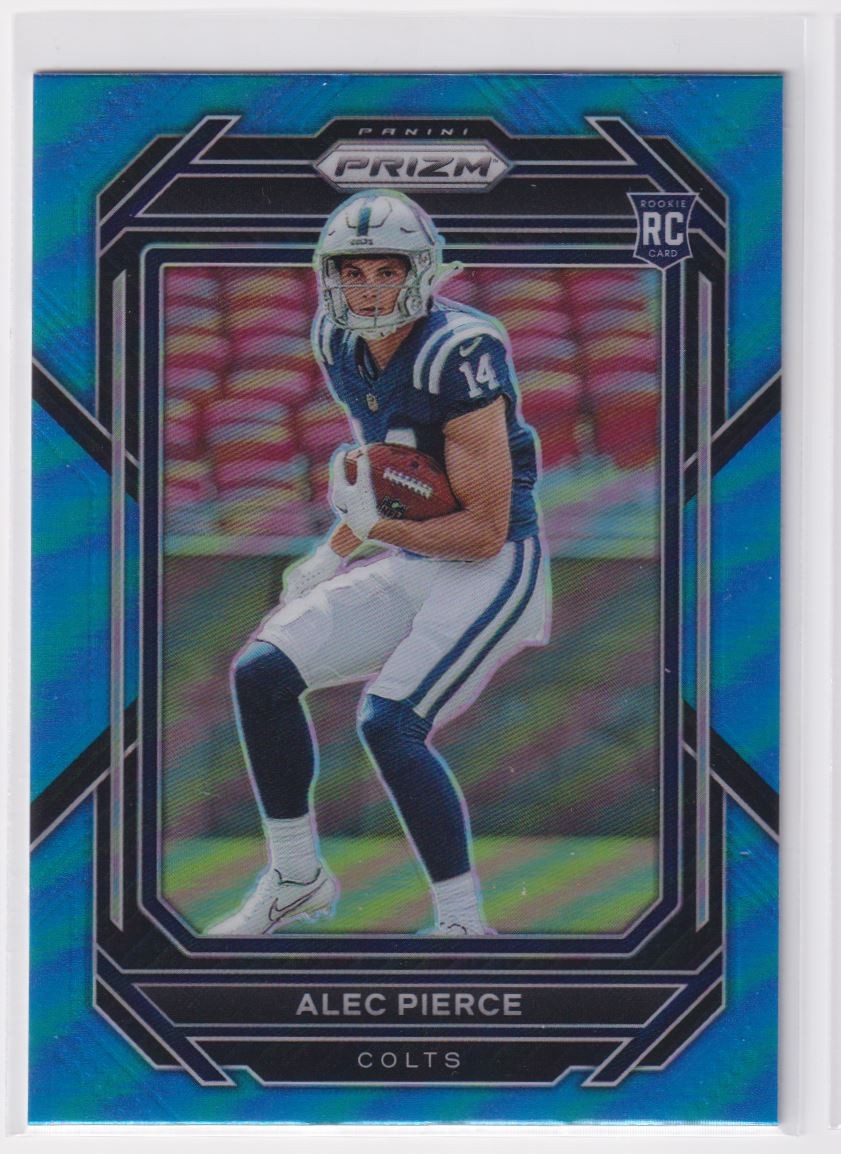 2022 Light Blue Prizm Alec Pierce RC Indianapolis Colts #330 Parallel