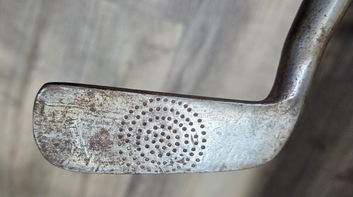 Antique Vintage Unusual D. Anderson THE ACE Hickory Wood Shaft Golf Club Putter - Afbeelding 7 van 14