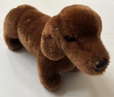 Douglas Cuddle Toy Brown Dachshund Wiener Dog Soft Plush Stuffed Animal 11  