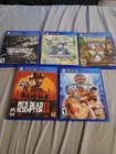 Tony Hawk, Mega Man, Crash Bandicoot, Red Dead, Street Fighter PS4 Game Lot