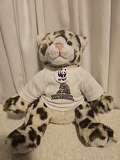 Build-a-Bear Workshop WWF World Wildlife Fund Vtg 2002 Leopard 12" Plush Animal