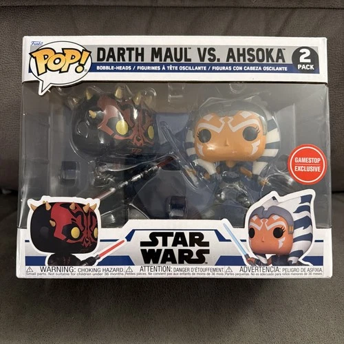 Funko Pop! Vinyl: Star Wars - Darth Maul vs. Ahsoka - GameStop (Exclusive)