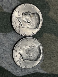 1972 Pair Denver Mint Half Dollar