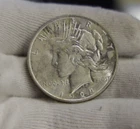 1923 US Peace Silver Dollar $1  Unc (Stained)