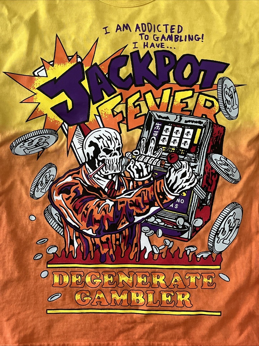 Warren Lotas “Jackpot Fever” Shirt Orange And Yellow Size Large | eBay
