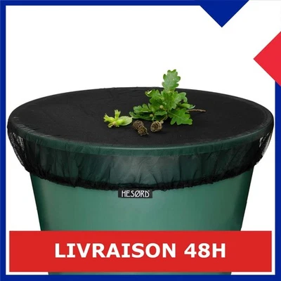 Housse tonneau récupérateur eau pluie filet protection 70 cm Hesørd - Photo 1/4