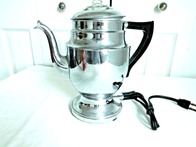vintage Royal Rochester Coffee pot maker percolator 0276 works no